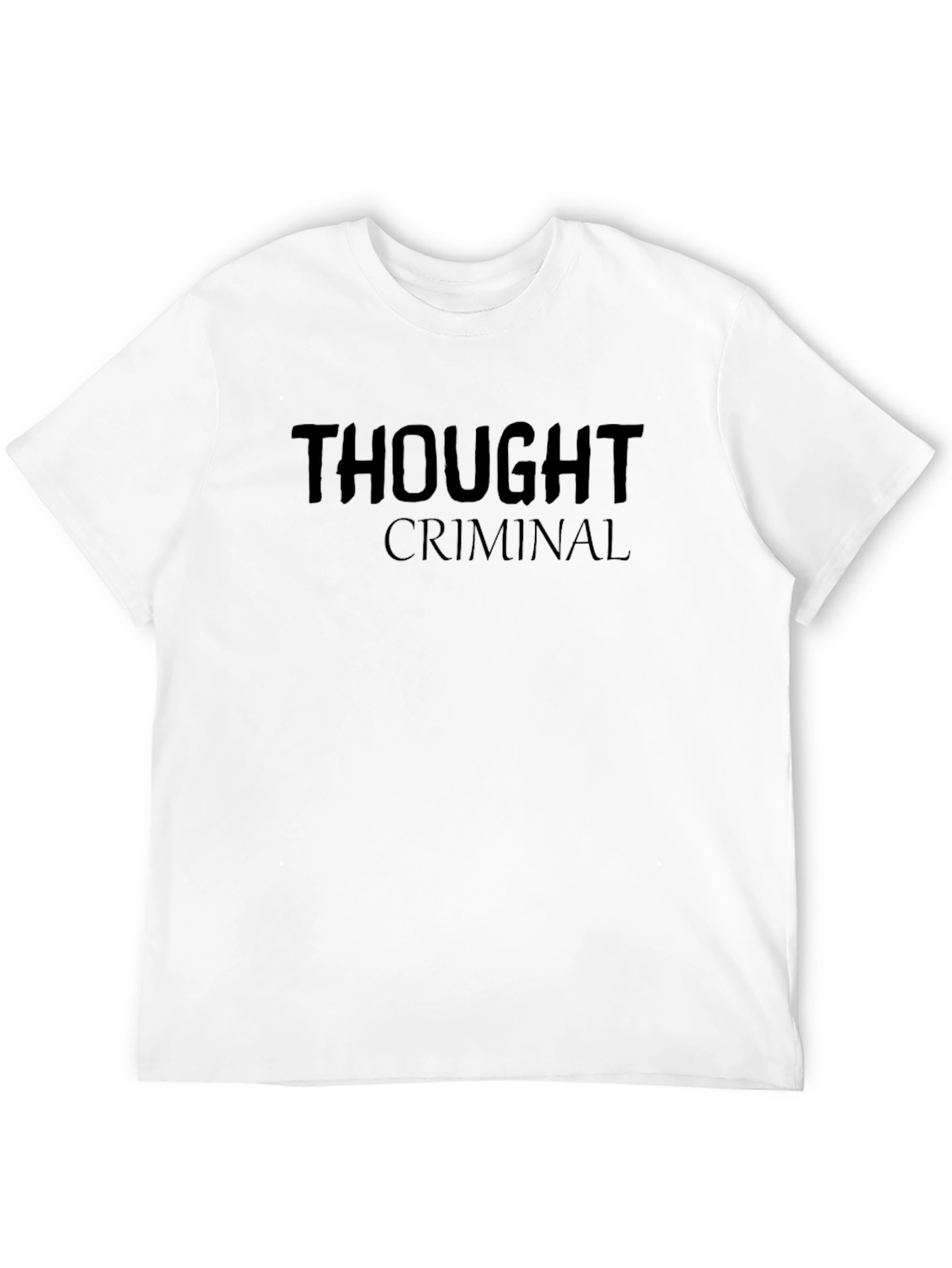 Thought Criminal Black Graphic Tee