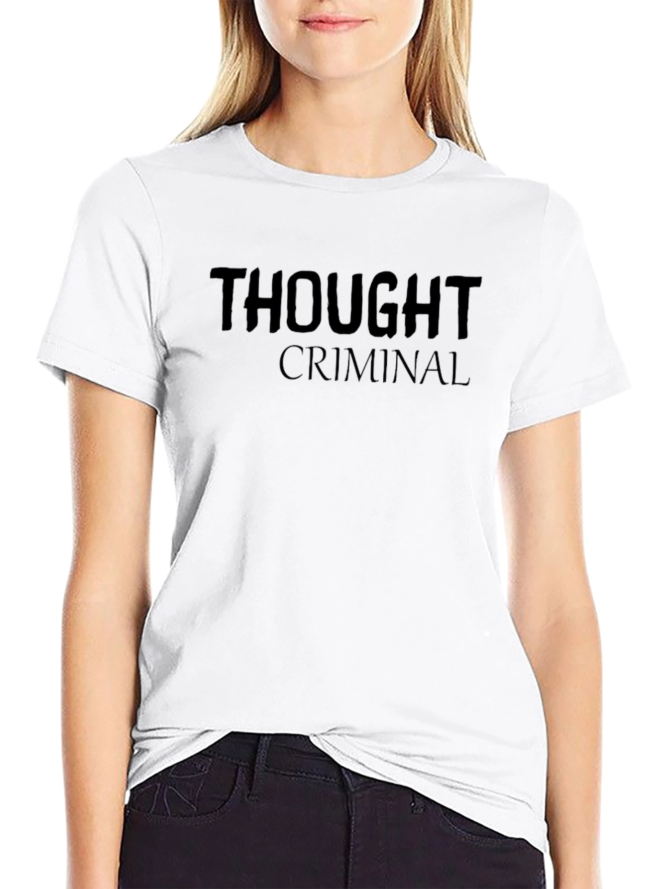 Thought Criminal Black Graphic Tee