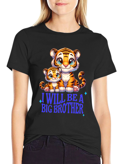 I Will Be A Big Brother Tiger Tee