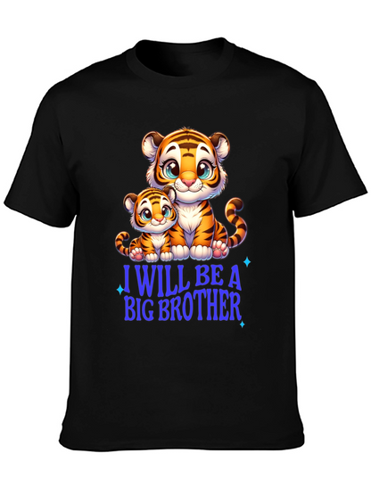 I Will Be A Big Brother Tiger Tee