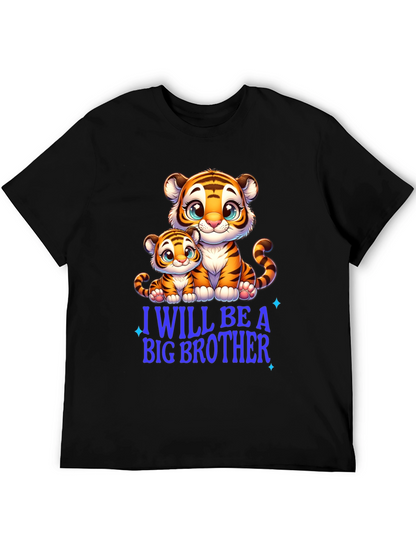 I Will Be A Big Brother Tiger Tee