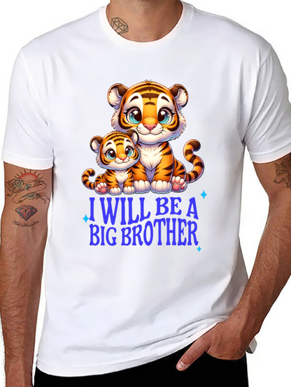 I Will Be A Big Brother Tiger Tee
