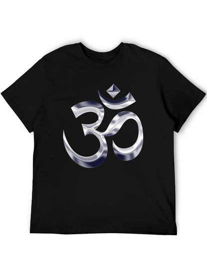 Om Symbol Graphic Black T-Shirt