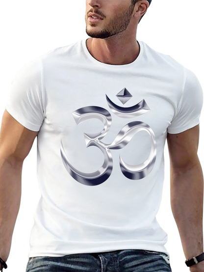 Om Symbol Graphic Black T-Shirt