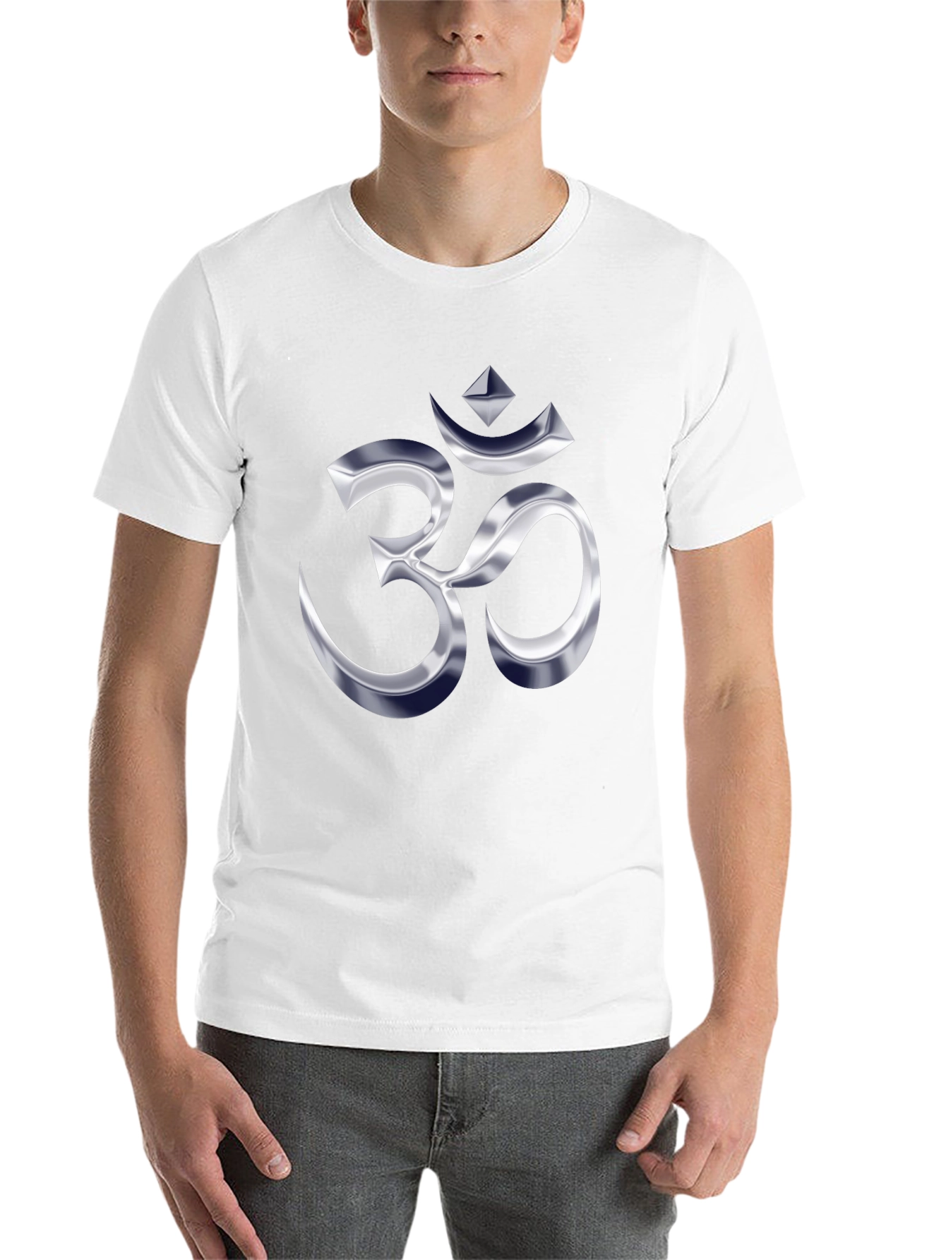 Om Symbol Graphic Black T-Shirt