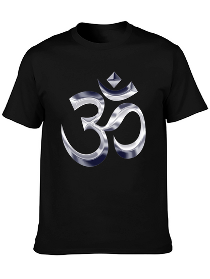 Om Symbol Graphic Black T-Shirt