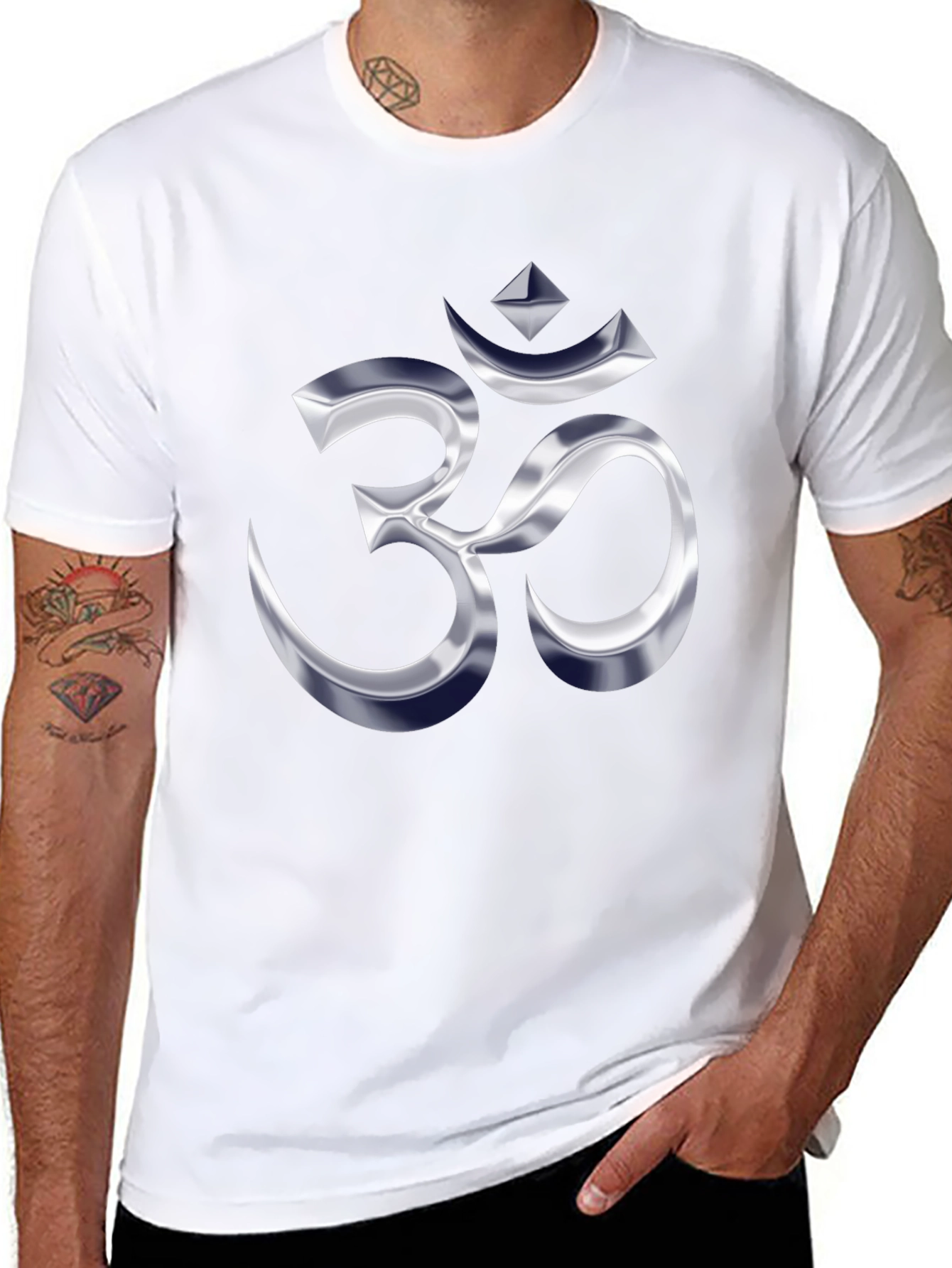 Om Symbol Graphic Black T-Shirt