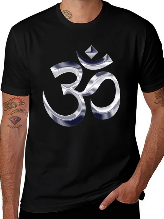 Om Symbol Graphic Black T-Shirt
