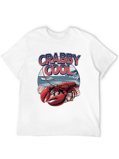 Crabby Cool Lobster Graphic T-Shirt -  Unique Summer Style