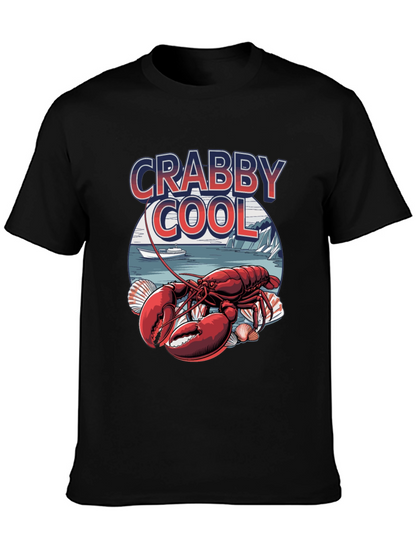 Crabby Cool Lobster Graphic T-Shirt -  Unique Summer Style
