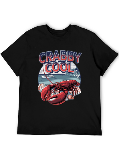 Crabby Cool Lobster Graphic T-Shirt -  Unique Summer Style
