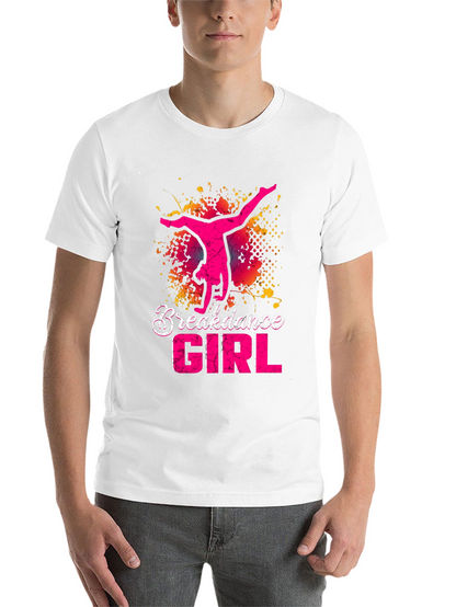 Breakdance Girl Graphic Tee - Stylish Dancer T-Shirt