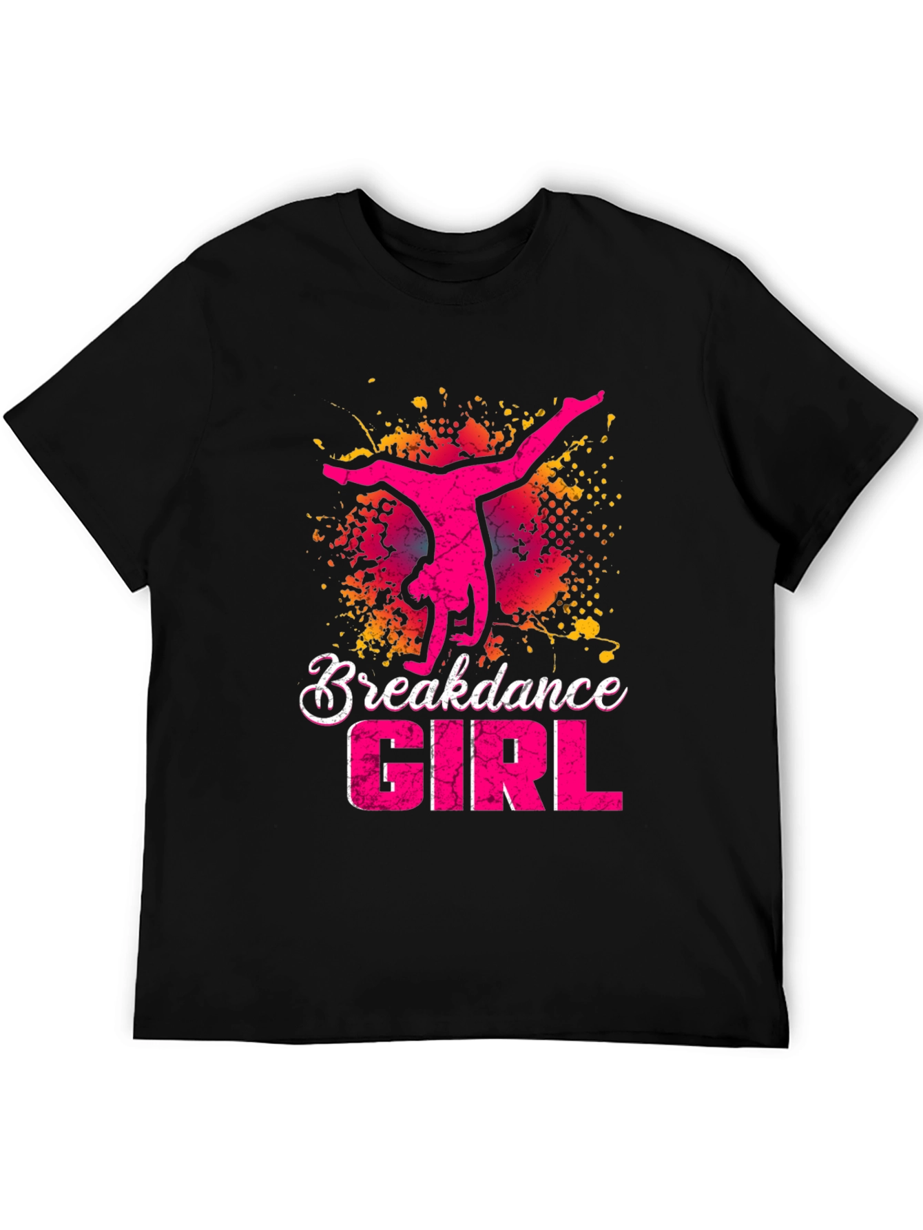 Breakdance Girl Graphic Tee - Stylish Dancer T-Shirt