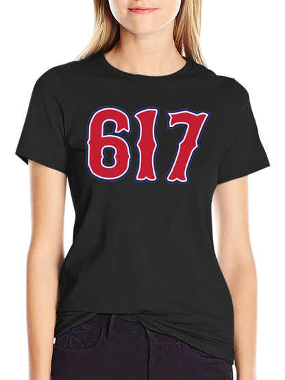 617 Boston Area Code Graphic Tee