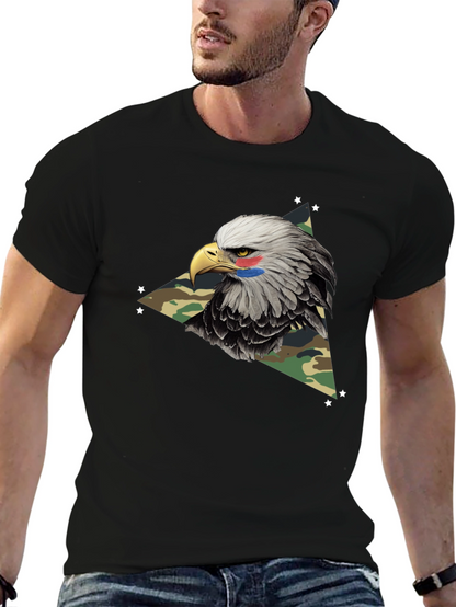 Eagle Camo T-Shirt - Patriotic Style