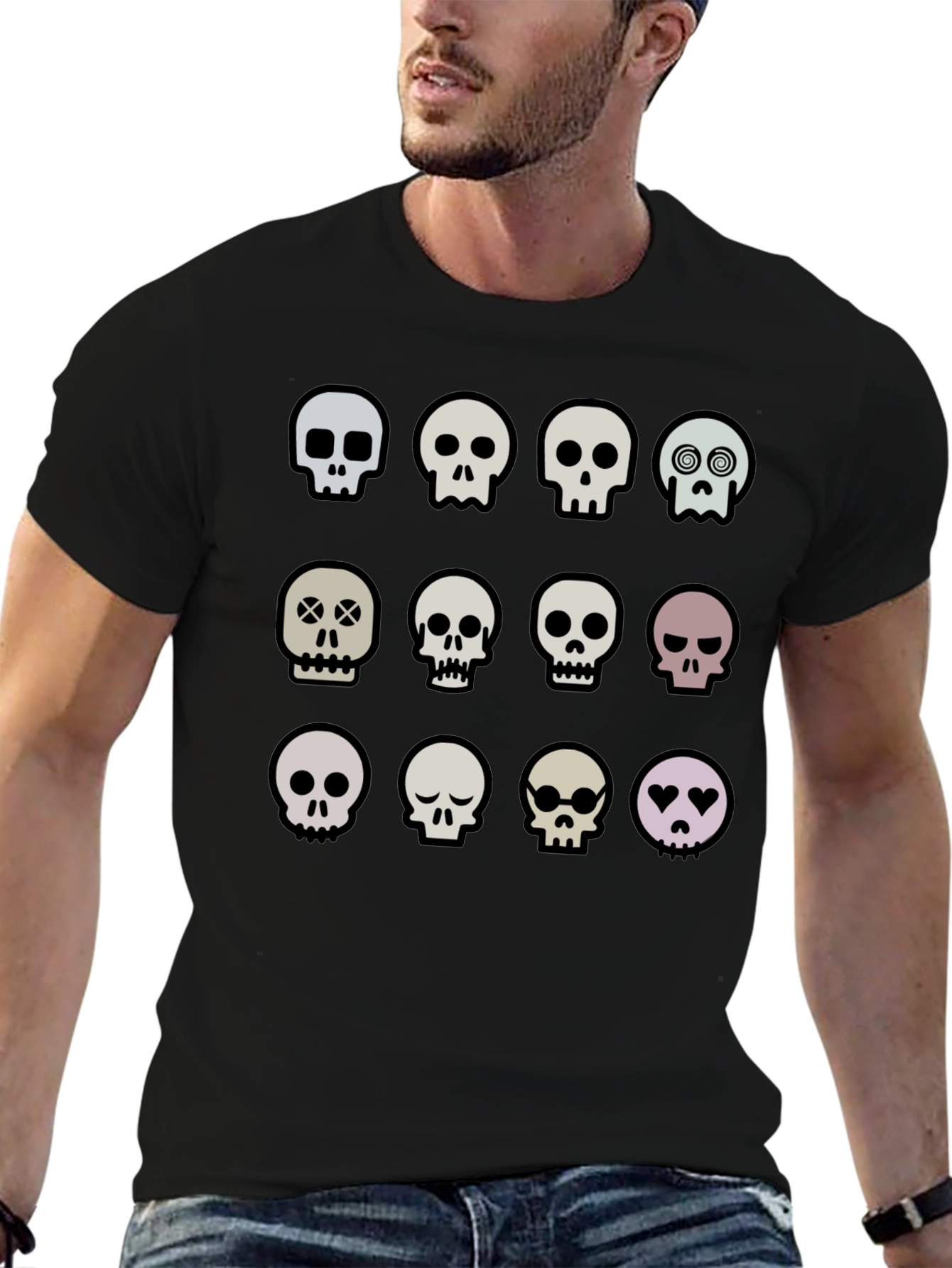Skull T-Shirt: Quirky Graphic Tee for Unique Style