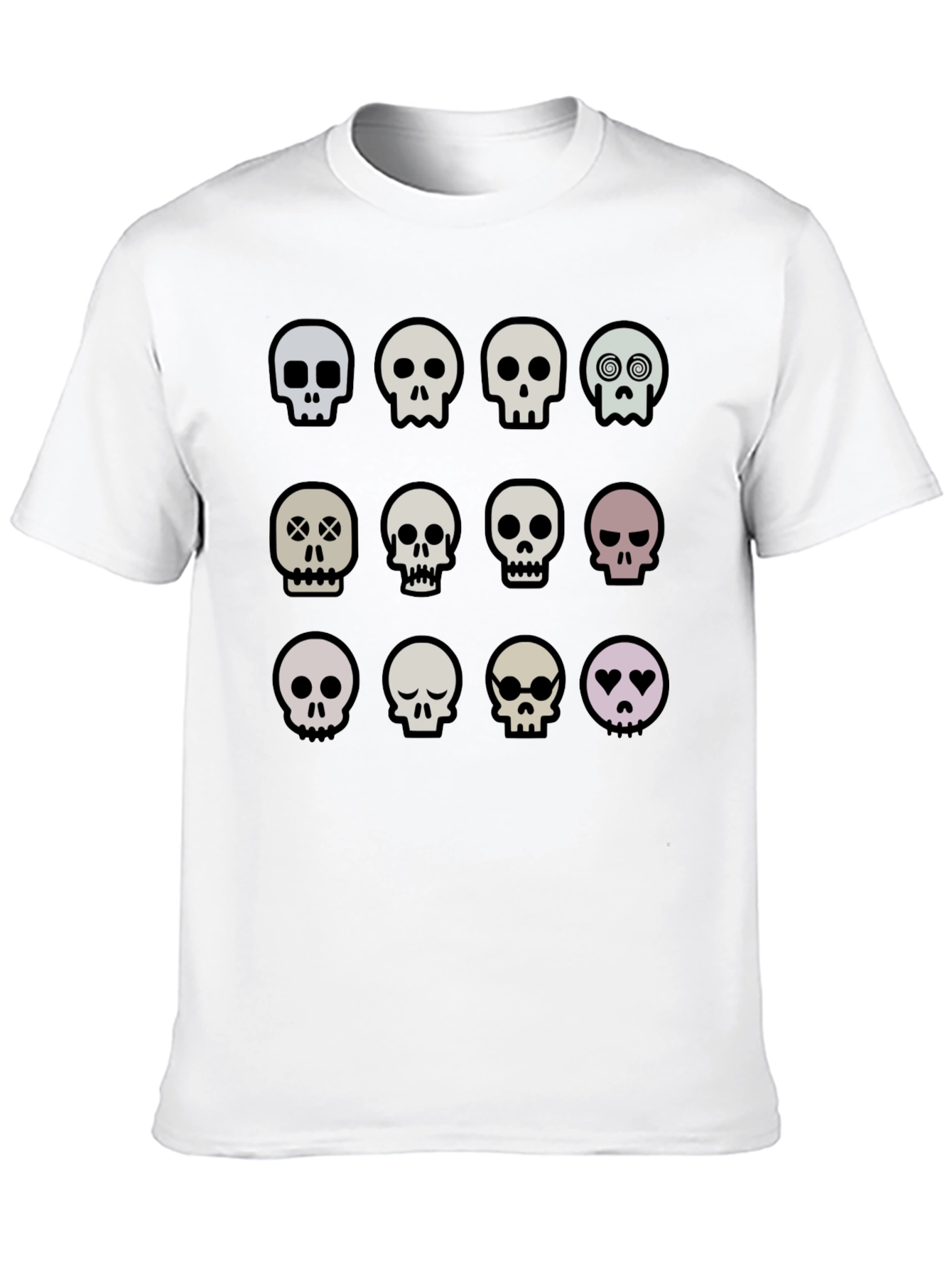 Skull T-Shirt: Quirky Graphic Tee for Unique Style
