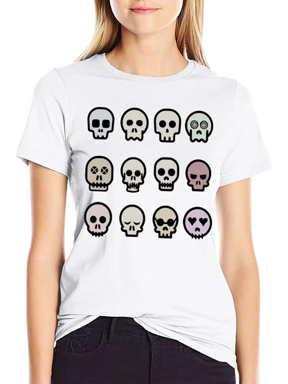 Skull T-Shirt: Quirky Graphic Tee for Unique Style