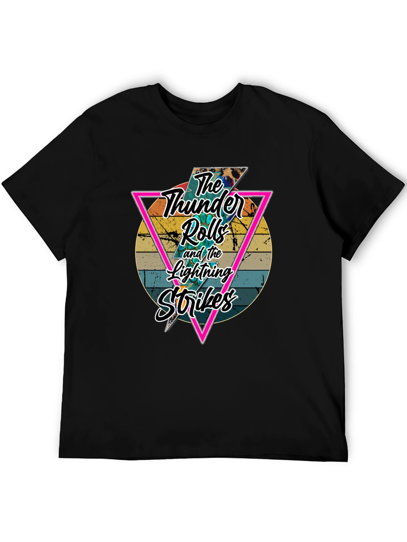 Retro Thunder Rolls Graphic T-Shirt