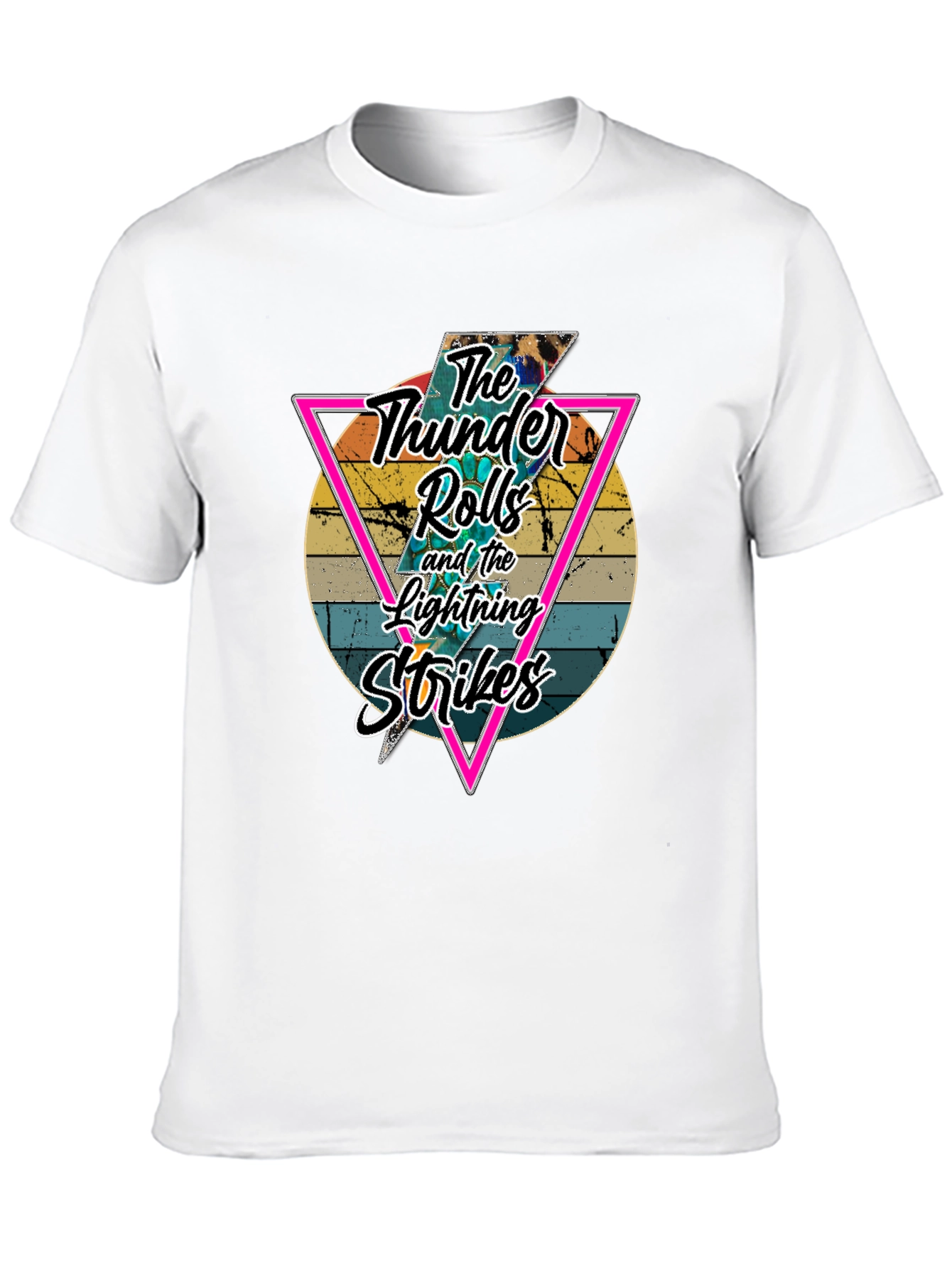 Retro Thunder Rolls Graphic T-Shirt