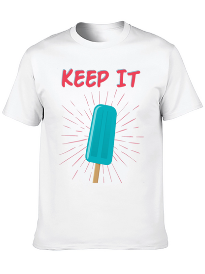 Keep It Cool Popsicle Graphic Tee - Black