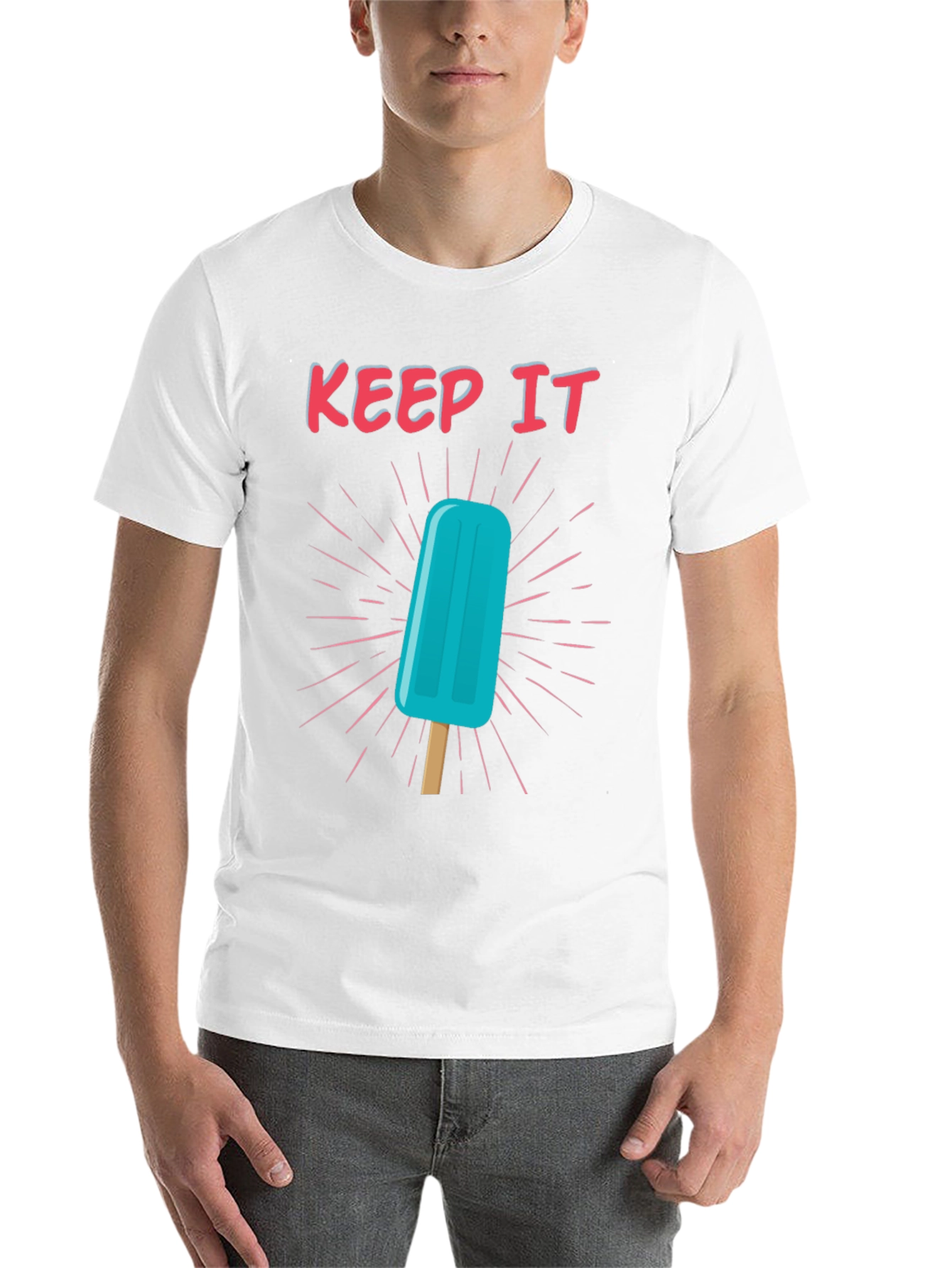 Keep It Cool Popsicle Graphic Tee - Black
