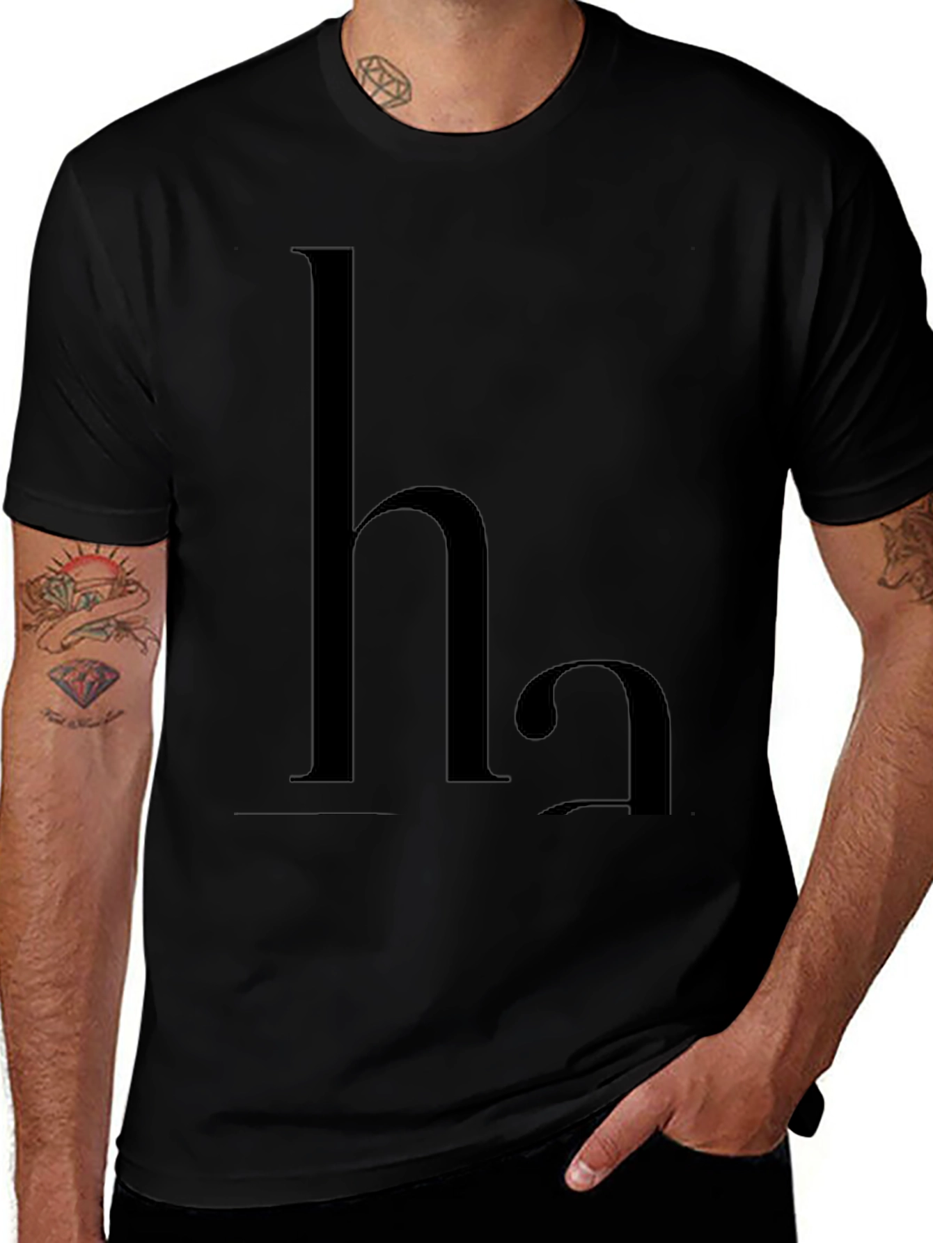 Hydrogen Molecule Graphic T-Shirt