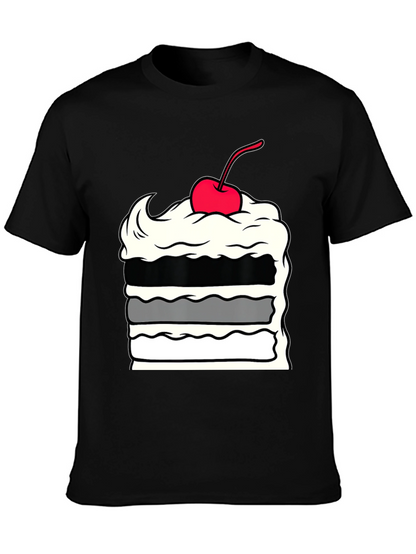 Cake Slice Graphic Tee - Dessert Lover Apparel