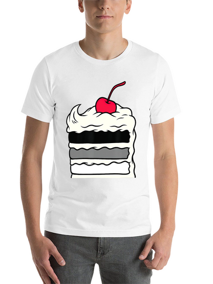 Cake Slice Graphic Tee - Dessert Lover Apparel