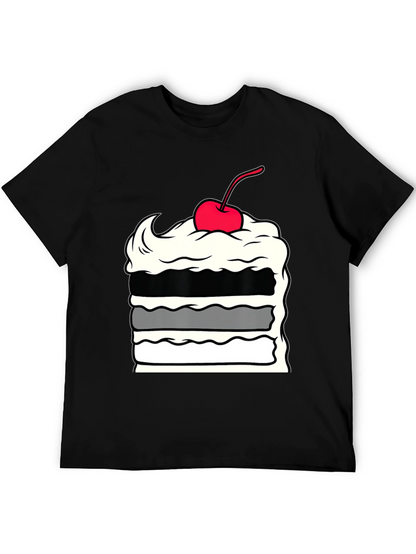 Cake Slice Graphic Tee - Dessert Lover Apparel