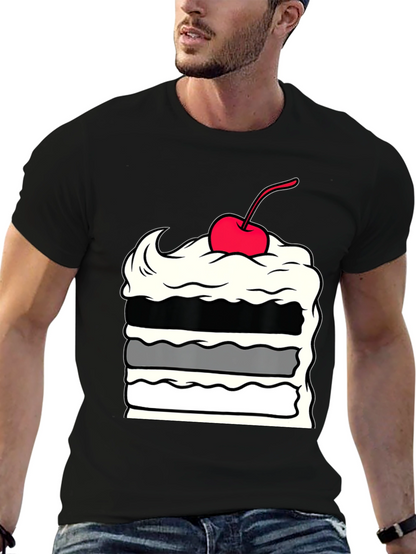Cake Slice Graphic Tee - Dessert Lover Apparel