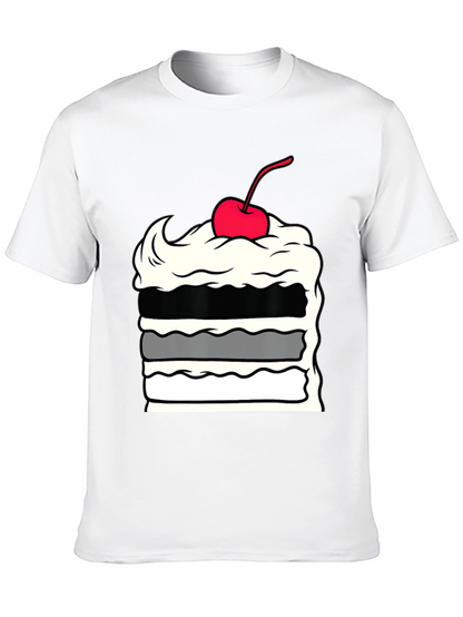 Cake Slice Graphic Tee - Dessert Lover Apparel