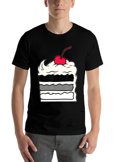 Cake Slice Graphic Tee - Dessert Lover Apparel