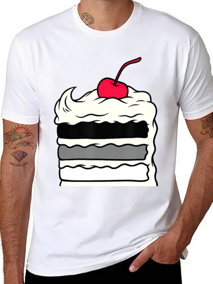 Cake Slice Graphic Tee - Dessert Lover Apparel