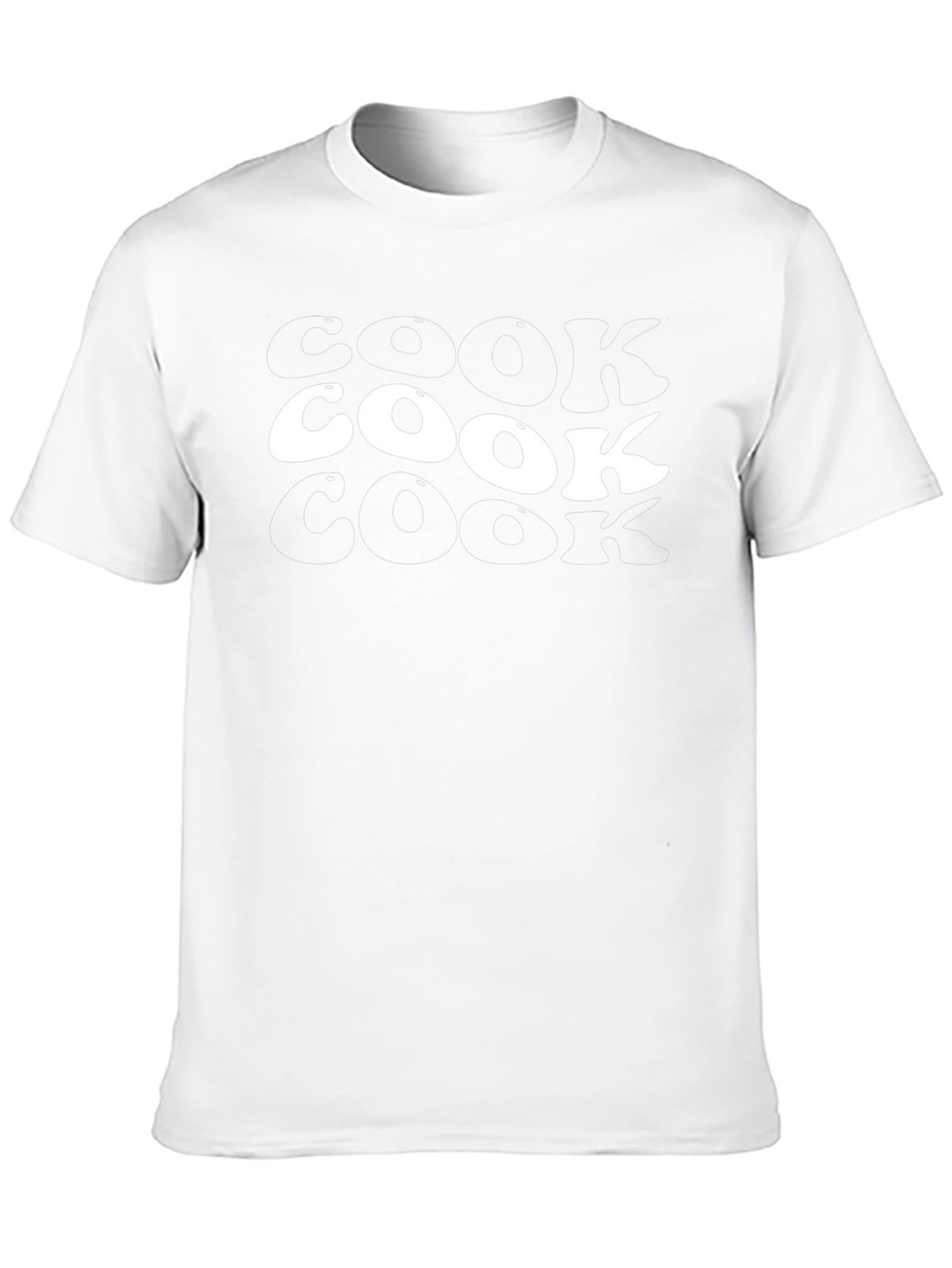 Cook Graphic Tee - Black Casual T-Shirt