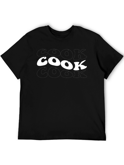 Cook Graphic Tee - Black Casual T-Shirt