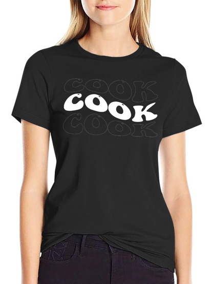 Cook Graphic Tee - Black Casual T-Shirt