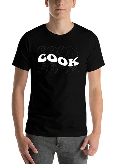 Cook Graphic Tee - Black Casual T-Shirt
