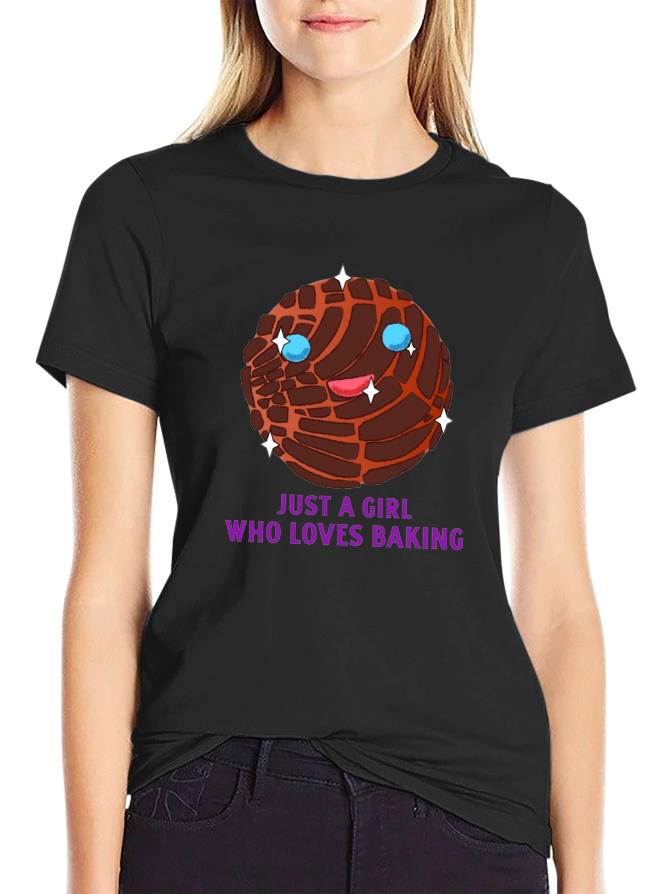 Just a Girl Who Loves Baking Concha T-Shirt