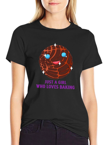 Just a Girl Who Loves Baking Concha T-Shirt