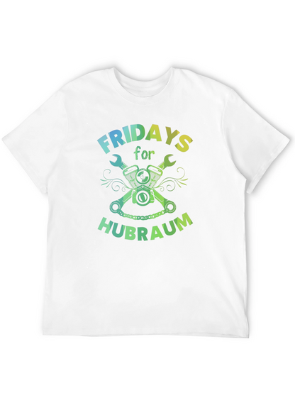 Fridays for Hubraum Mens Black T-Shirt