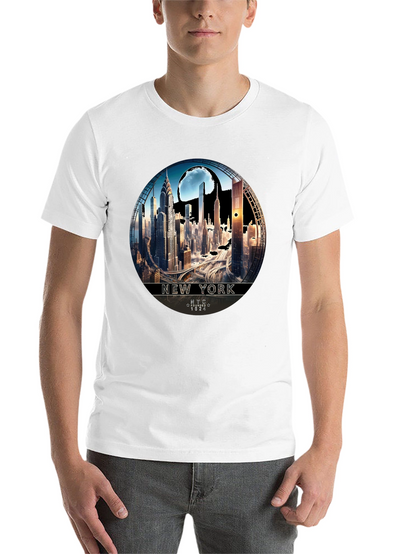 NYC Skyline Graphic Tee - Urban Style