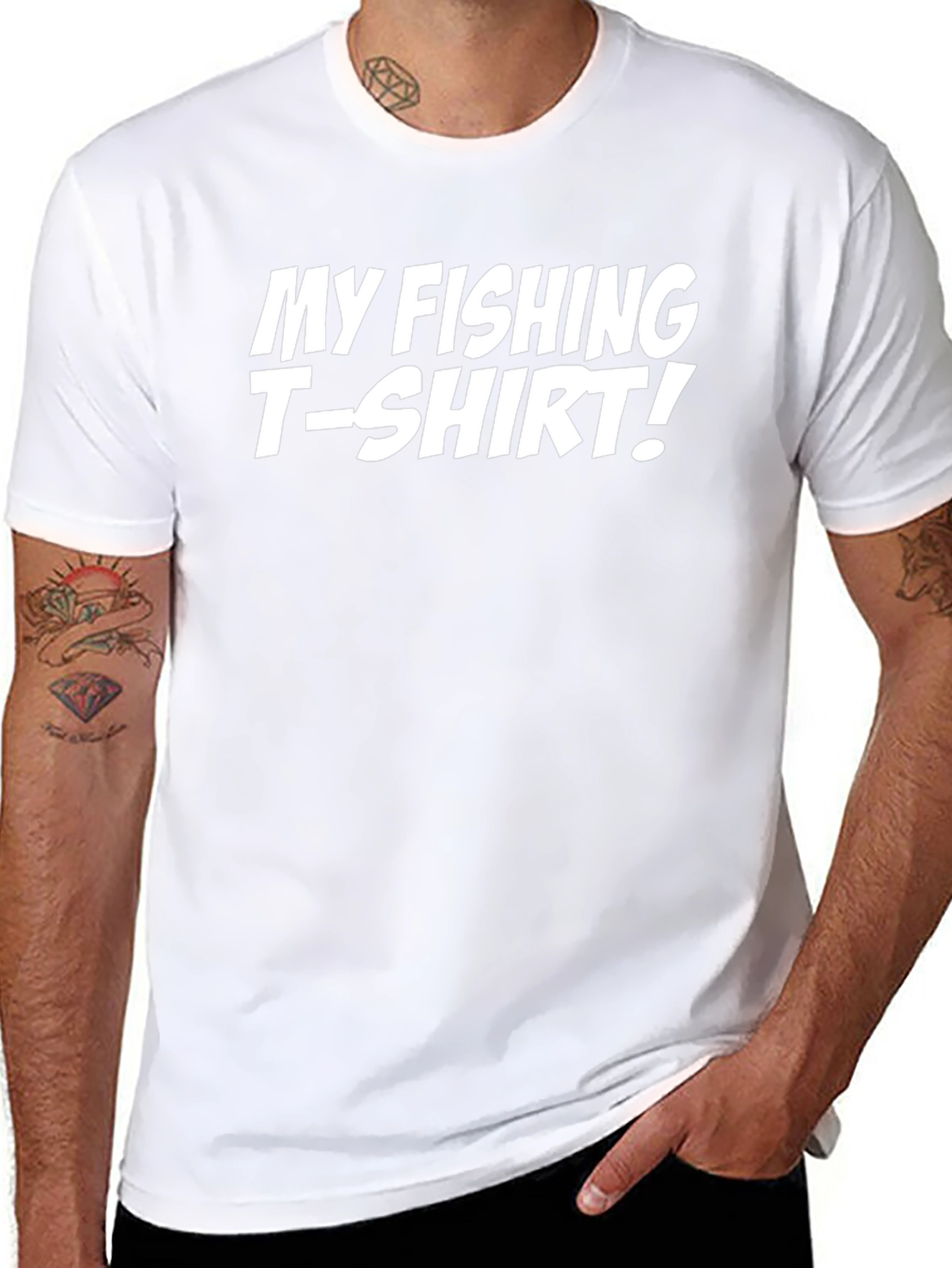 My Fishing T-Shirt - Novelty Graphic Tee
