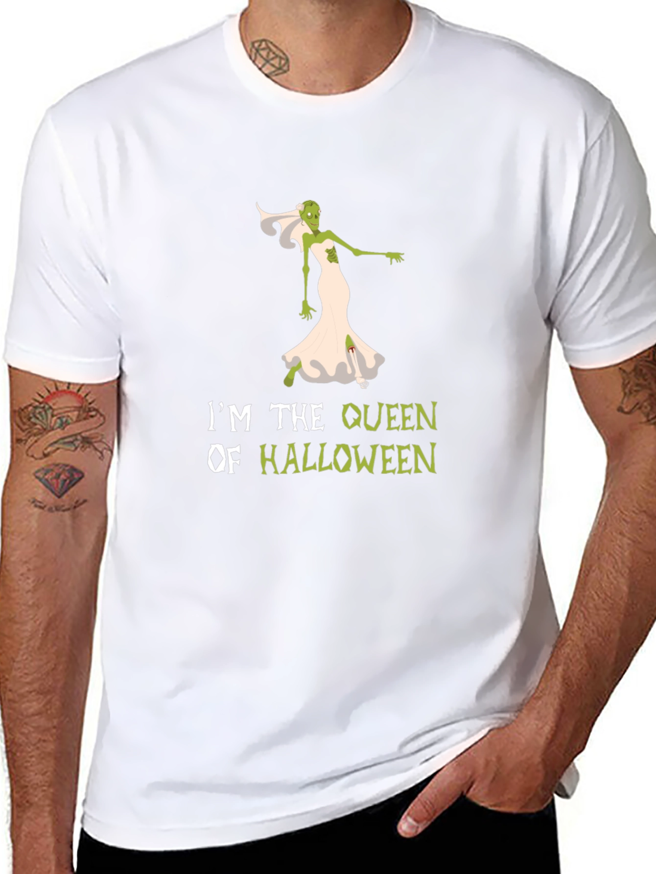 Halloween Queen Zombie Bride T-Shirt