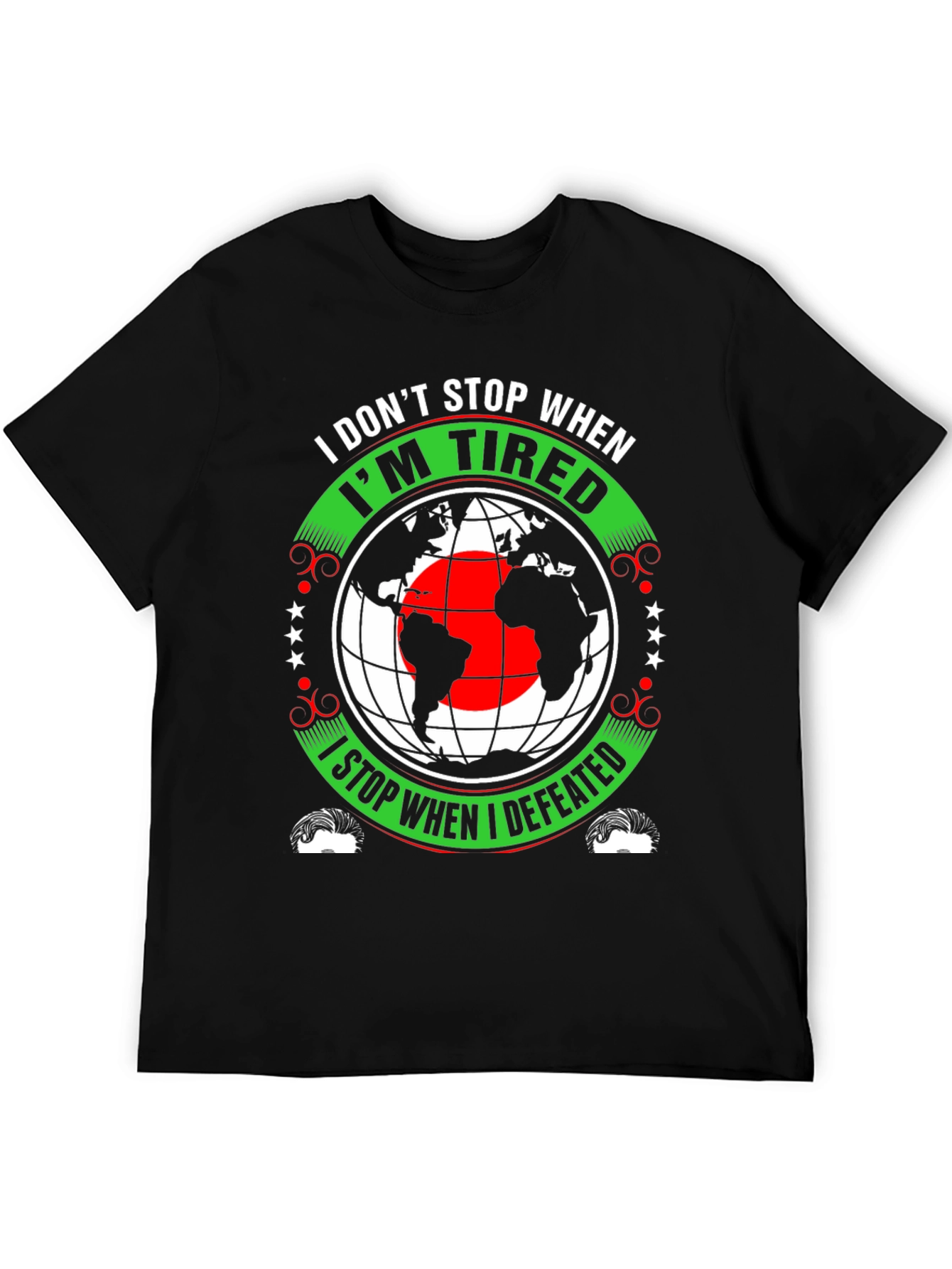 Motivational Graphic Tee - Never Stop