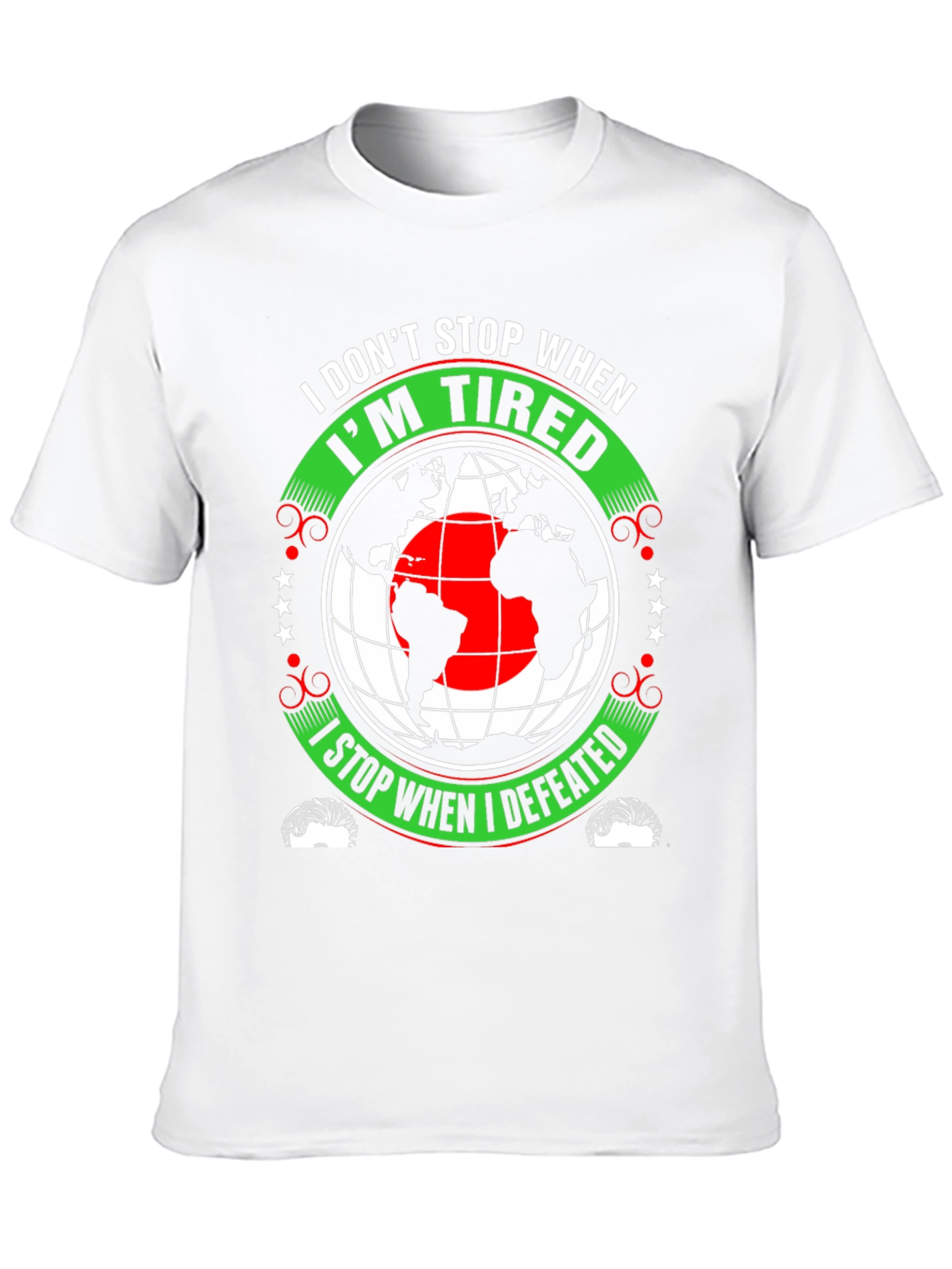 Motivational Graphic Tee - Never Stop