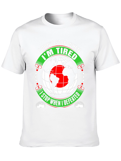Motivational Graphic Tee - Never Stop
