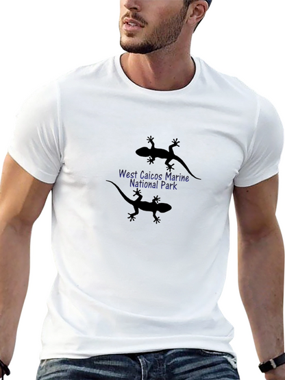 West Caicos Marine National Park Lizard T-Shirt