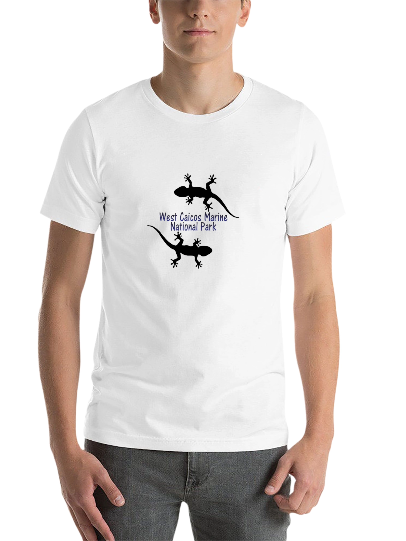 West Caicos Marine National Park Lizard T-Shirt