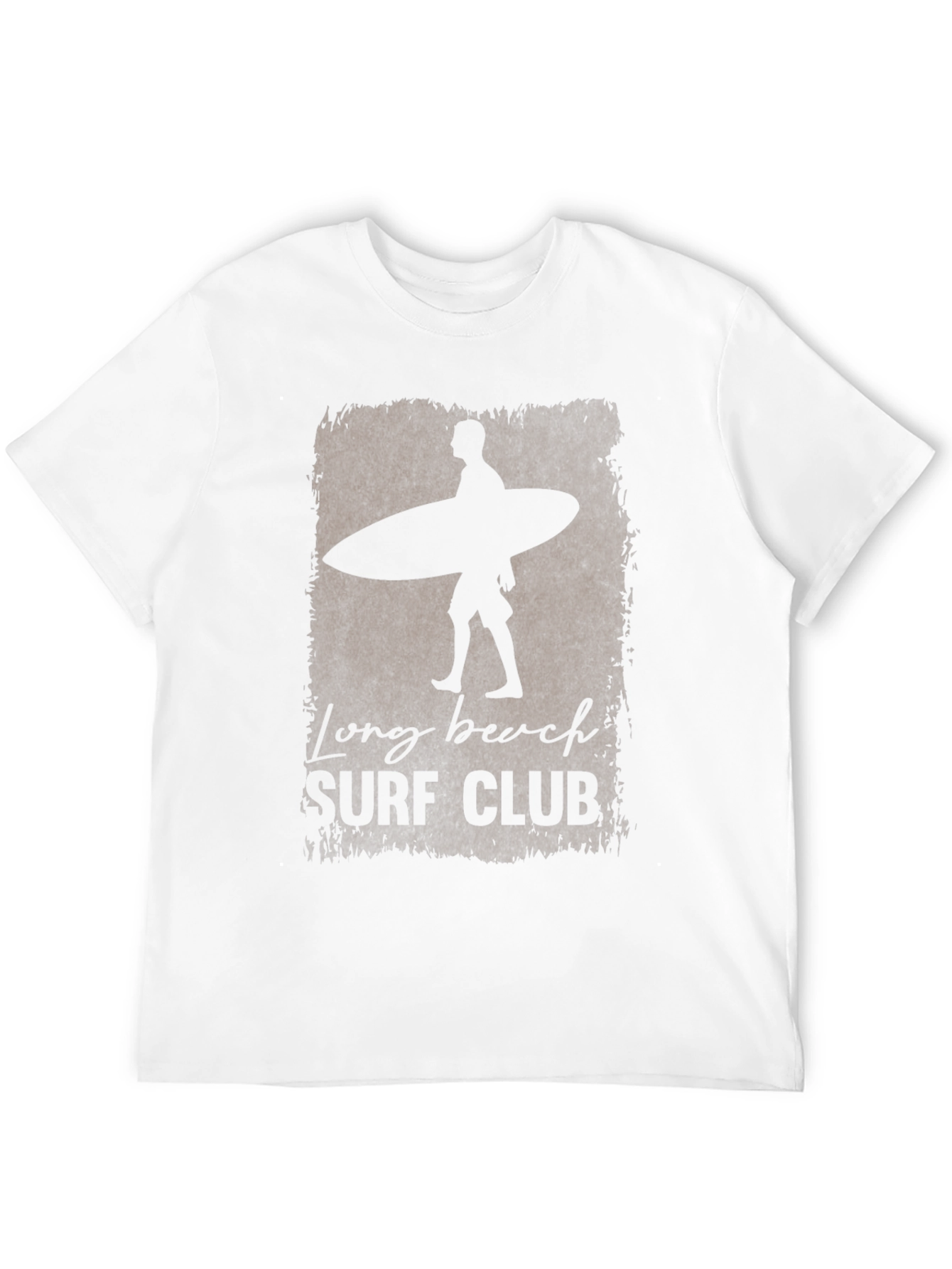 Long Beach Surf Club Black Graphic T-Shirt